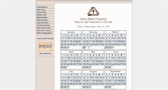 Desktop Screenshot of dailybiblereading.org